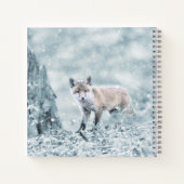 キツネキューブインザスノー ノートブック (裏面)