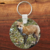 キツネキーチェーン キーホルダー (正面)