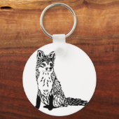 キツネキーチェーン キーホルダー (正面)