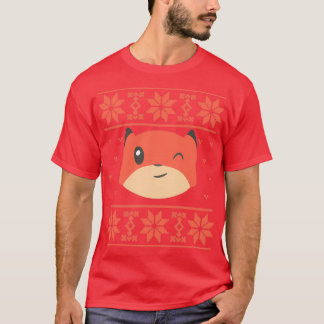 キツネクリスマス Tシャツ