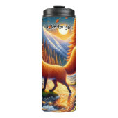 キツネクロッシングアンオータムリバー タンブラー (正面)