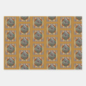 キツネクールさん ラッピングペーパーシート (正面2)