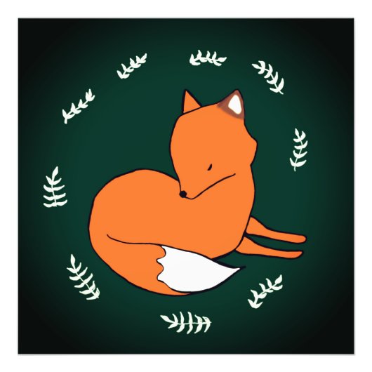 キツネコダックプロフェッショナルフォト紙（サテン） フォトプリント            (正面)