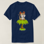 キツネザルと木 Tシャツ (デザイン正面)
