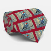 キツネザルのメリークリスマスアイテム ネクタイ (ロール)