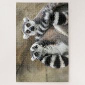 キツネザルの顔 ジグソーパズル (縦)