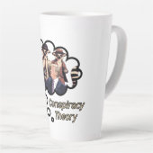 キツネザル陰謀説 カフェラテマグ (右アングル)