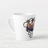 キツネザル陰謀説 カフェラテマグ (左アングル)