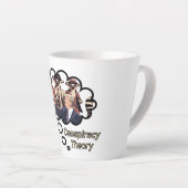 キツネザル陰謀説 カフェラテマグ (右アングル)