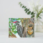 キツネザル類 ポストカード (スタンド正面)