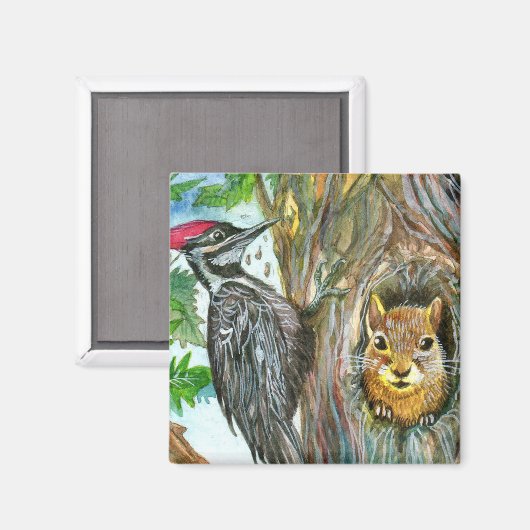 キツネザル類 マグネット (正面/裏面)