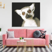 キツネザル。 キャンバスプリント (インサイチュ (リビング))