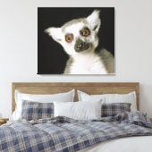 キツネザル。 キャンバスプリント (インサイチュ (寝室))