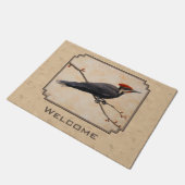 キツネザル ドアマット (アングル)