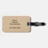 キツネザル ラゲッジタグ (裏面横)