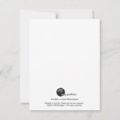 キツネザル 面白い 誕生日 カード (裏面)