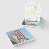 キツネシアターアトランタキツネ劇場 ストーンコースター (横)