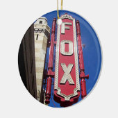 キツネシアター,アトランタ,ジョージア,メリークリスマスオール セラミックオーナメント (左)