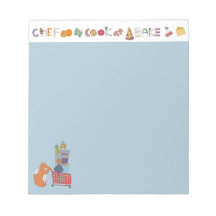 キツネショッピング食料品リストパッド