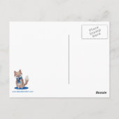 キツネスカーブポストカード ポストカード (裏面)