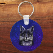 キツネスケッチ キーホルダー (正面)