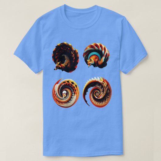 キツネスタイルパターン2023 Tシャツ (デザイン正面)
