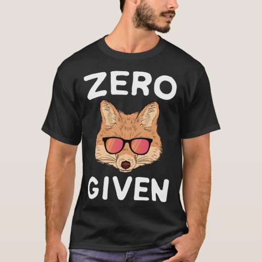 キツネゼロキツネ与え動物 Tシャツ (正面)