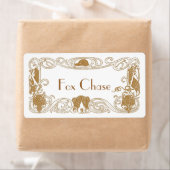 キツネチェイス狩り自家醸造ボトリングホームブリューラベル ラベル (インサイチュ)