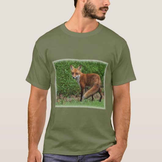 キツネティーシャツ Tシャツ (正面)