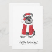 キツネテリアクリスマスカード (正面/裏面)