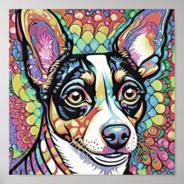 キツネテリアスクエアポスター ポスター