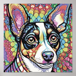 キツネテリアスクエアポスター ポスター