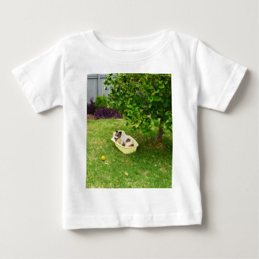 キツネテリアバスタイム、ベビーTシャツ ベビーTシャツ (正面)