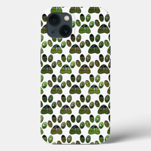 キツネテリアポープリント、iPhone 13ケース Case-Mate iPhoneケース (裏面)