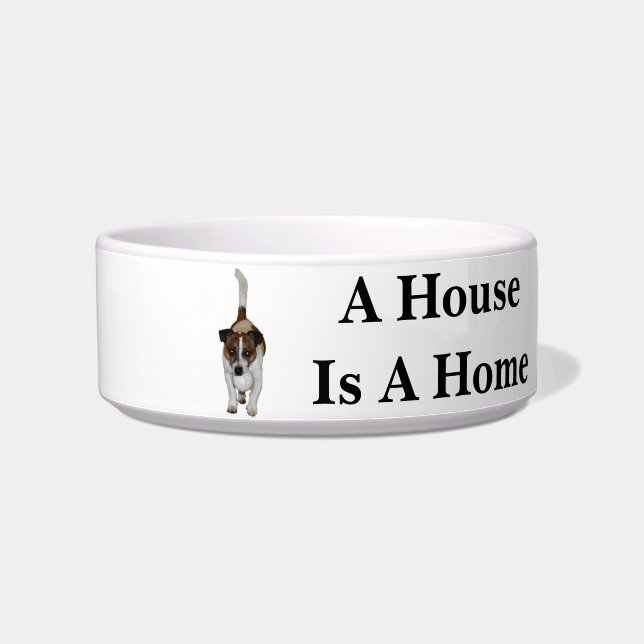 キツネテリア感じーライホーム、セラミックペット ボウル (左)