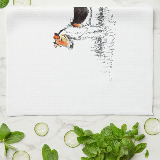 キツネテリア キッチンタオル (折り畳み)