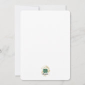 キツネディアウィンタースノーメリークリスマス シーズンカード (裏面)