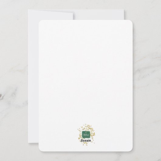 キツネディアウィンタースノーメリークリスマス シーズンカード (裏面)