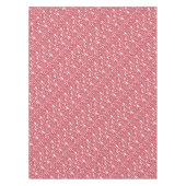 キツネディアベアパターンコテージ狩りロッジ テーブルクロス (正面)