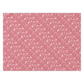 キツネディアベアパターンコテージ狩りロッジ テーブルクロス (正面(横))