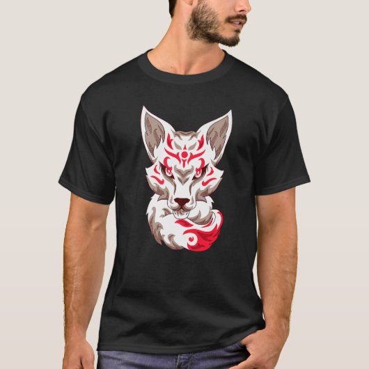 キツネナインテールキツネ Tシャツ (正面)