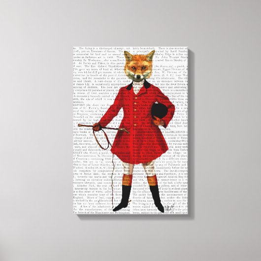 キツネハンター キャンバスプリント (正面)