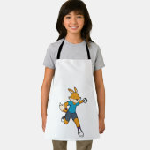 キツネハンドボール選手ハンドボール エプロン (インサイチュ)