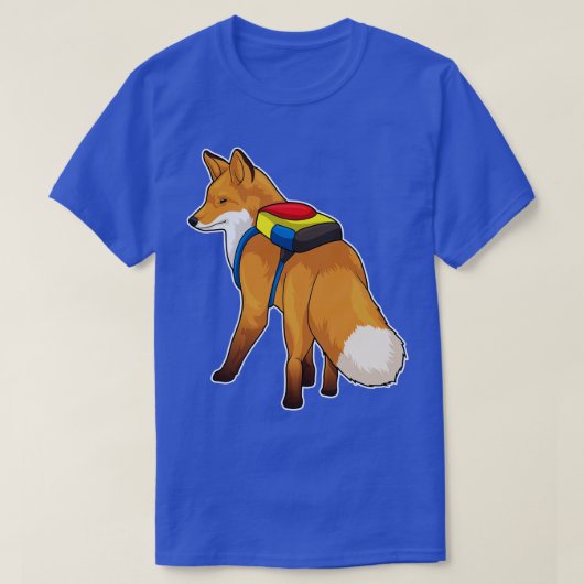 キツネバックパック Tシャツ (デザイン正面)