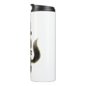 キツネバリスタ – ミニマリストインクブラシコーヒータイムオン タンブラー (回転右)