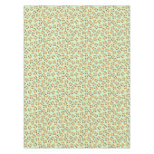 キツネバースデーパーティーグリーン テーブルクロス (正面)