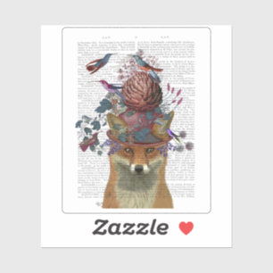 キツネバードキーパーとアーティチョーク シール