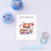 キツネパイロット お誕生日おめでとう チラシ (シングル)