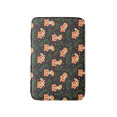 キツネパターン バスマット (正面縦)