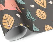 キツネパターン ラッピングペーパー (ロールコーナー)